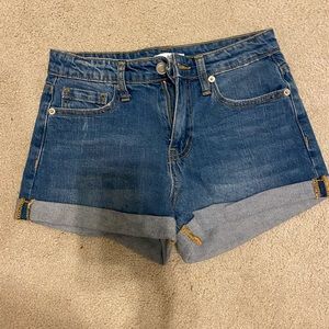 Denim jean shorts
